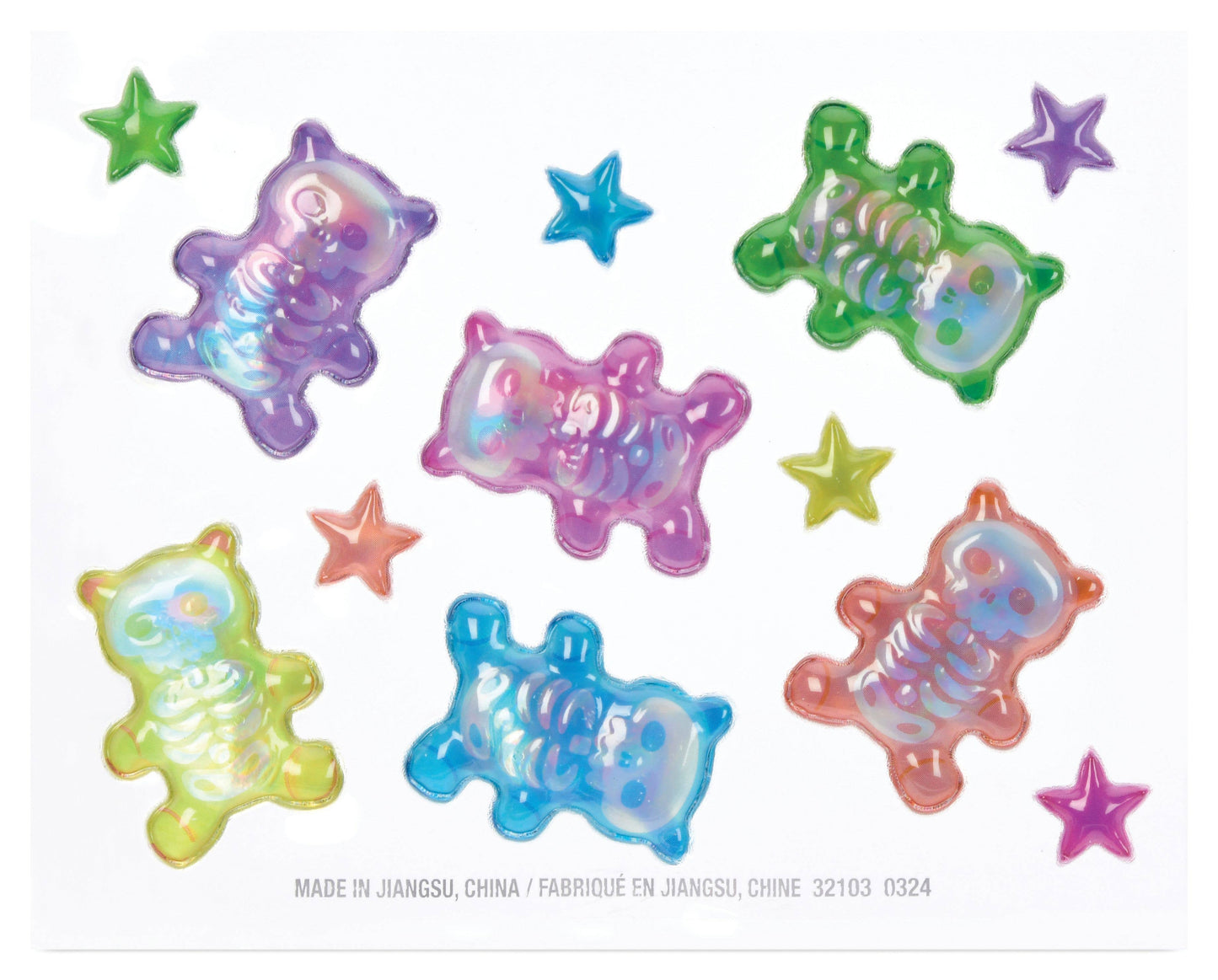 Skeleton Gummy Bear Sticker