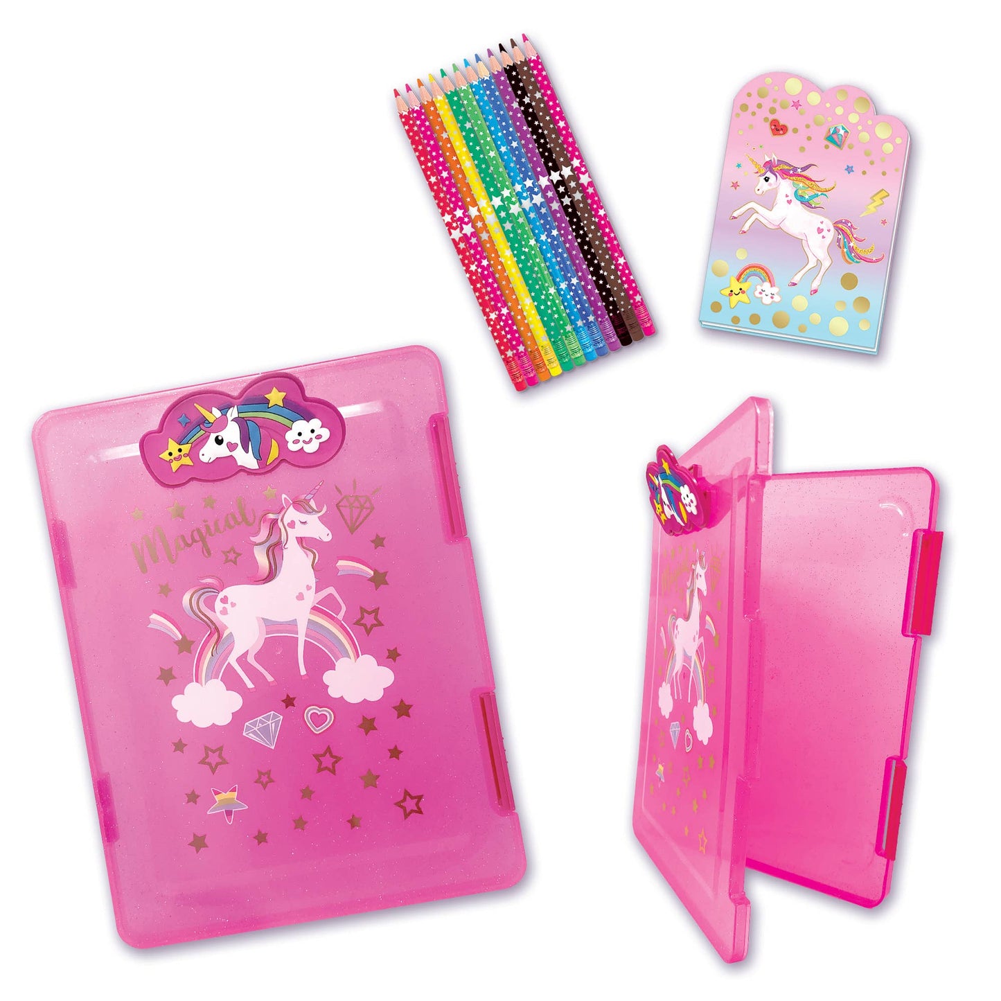 Clipboard Storage Case, Unicorn