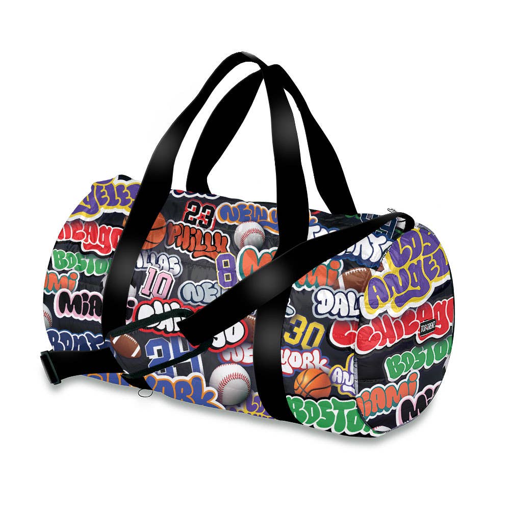 Sports Nation Puffer Duffle Bag