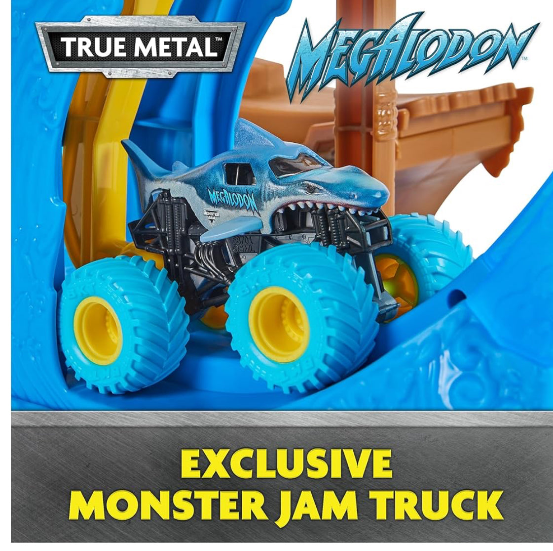 Monster Jam Megalodon Loop of Doom Stunt Playset