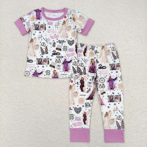 Taylor Swift purple T shirt & Pants Pjs set