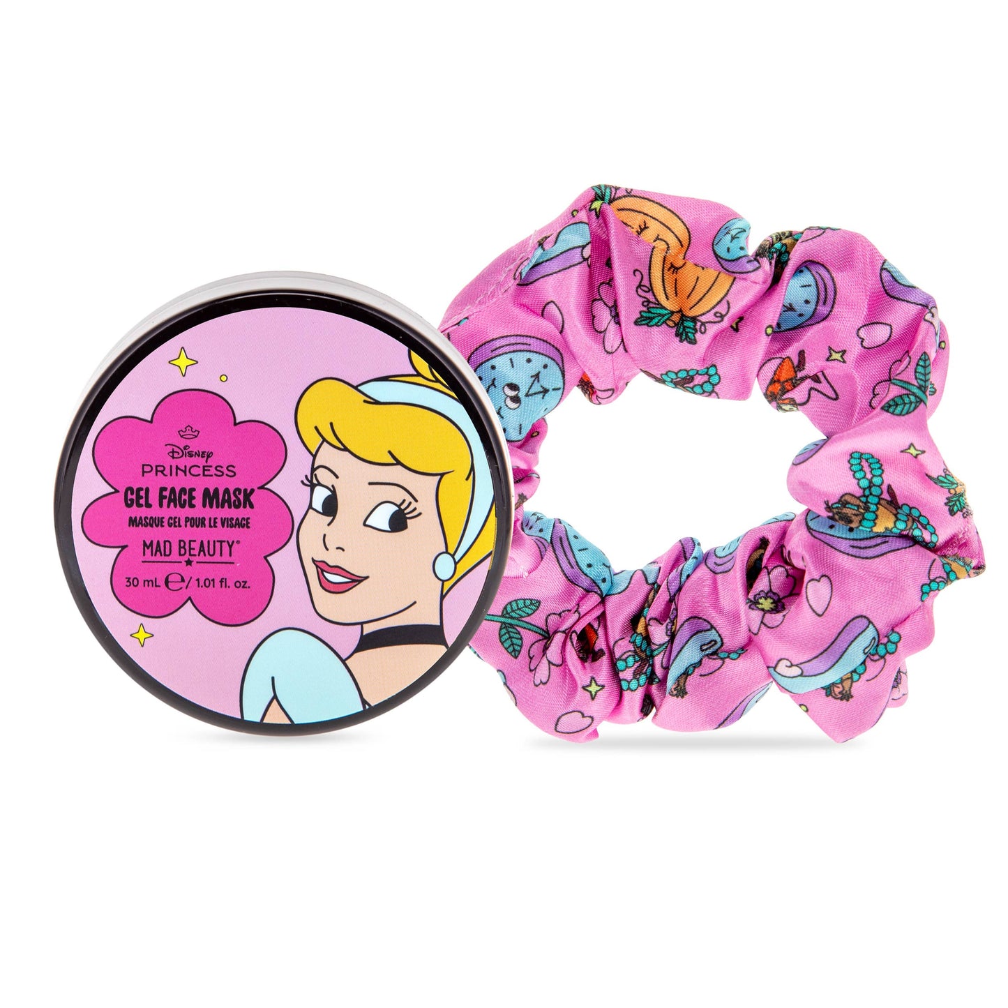 Princess Cinderella Mask & Scrunchie Set