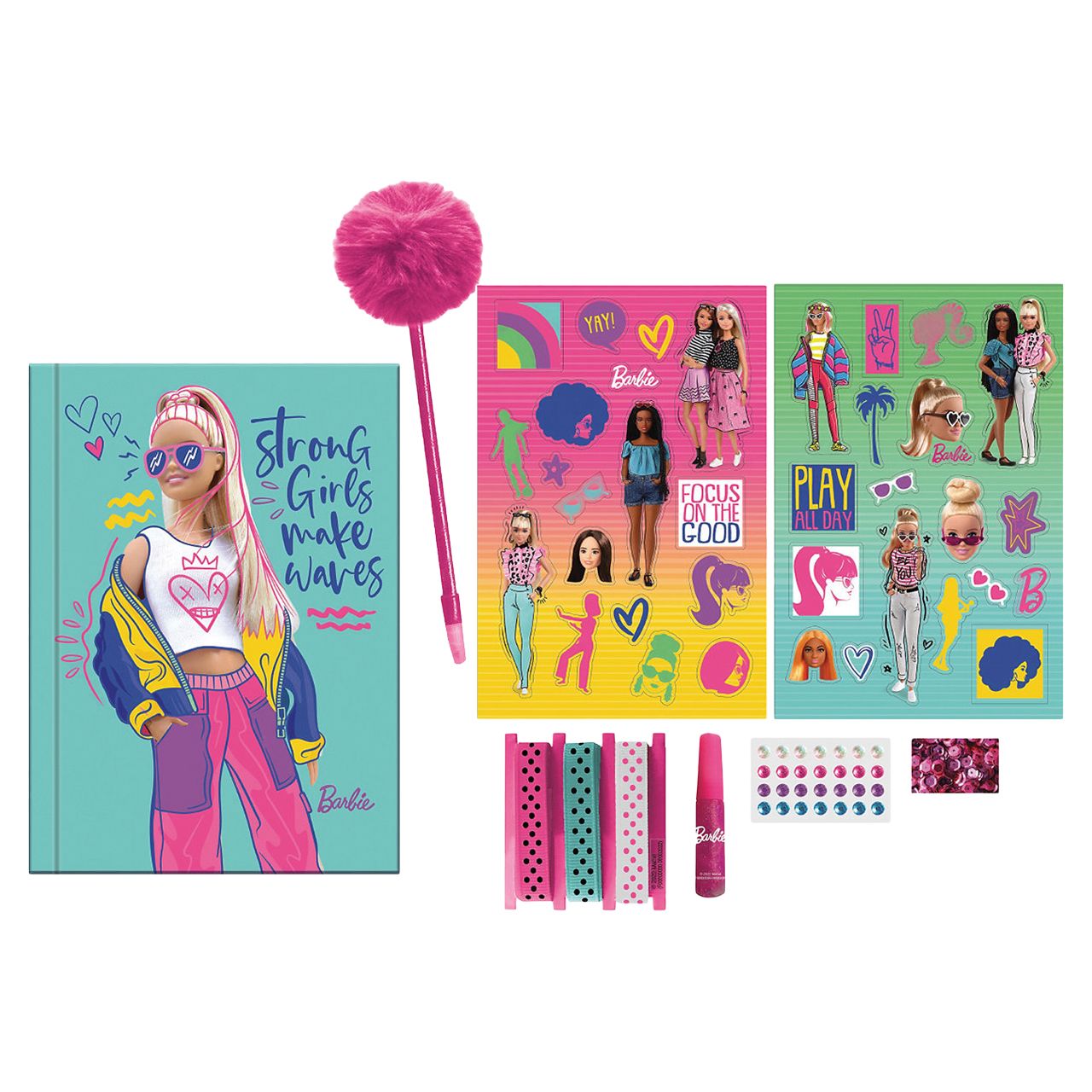 Barbie Decorate your own Journal Set