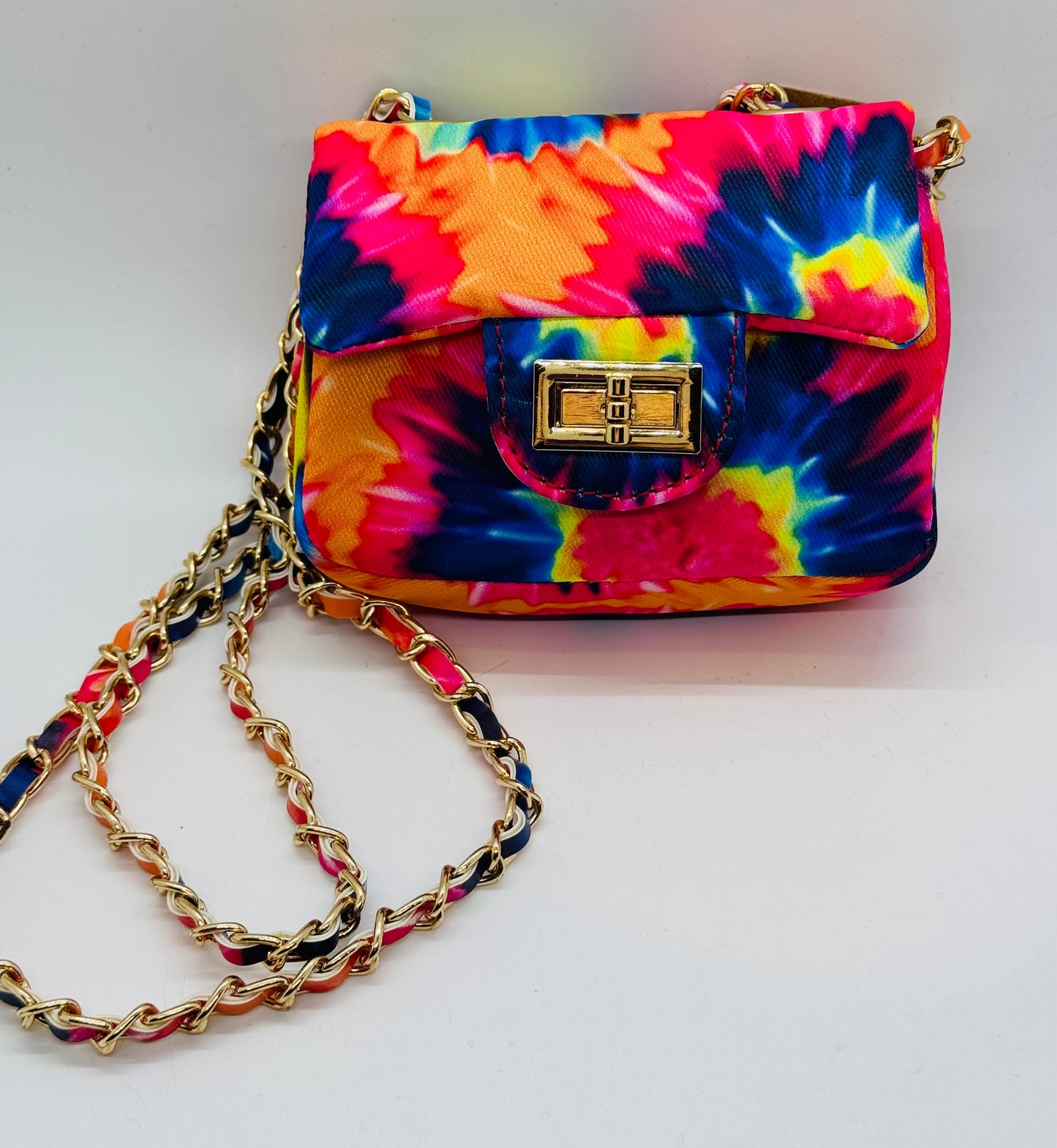 Mini Tie Dyed Rainbow Bag