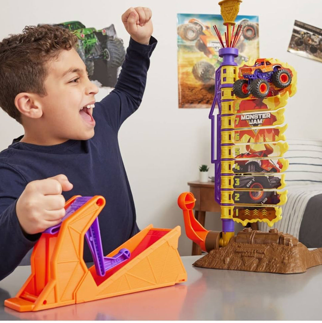 Monster Jam El Toro Loco Big Air Challenge Playset