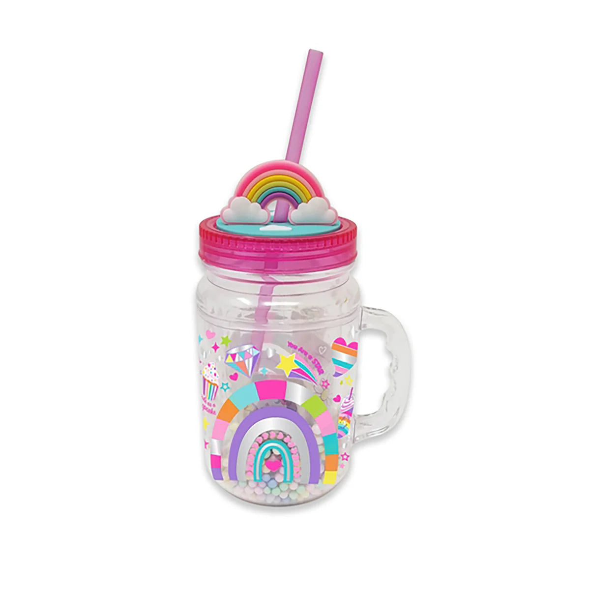 Rainbow Mason Jar
