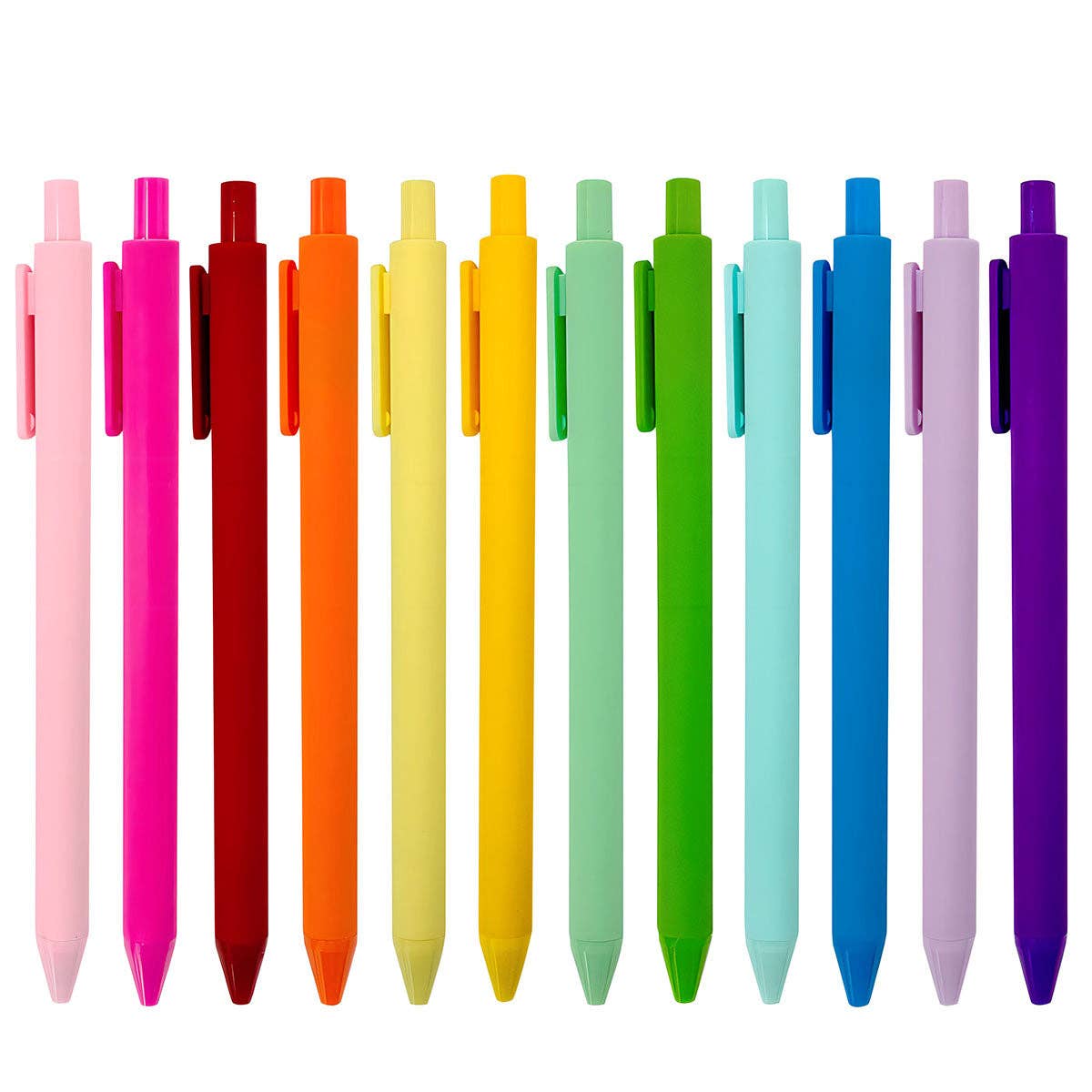 Colorful Retractable Ballpoint Pens