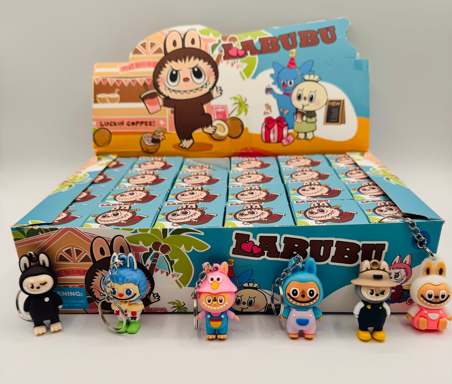 Labubu Mystery Keychain Figure Blind Box