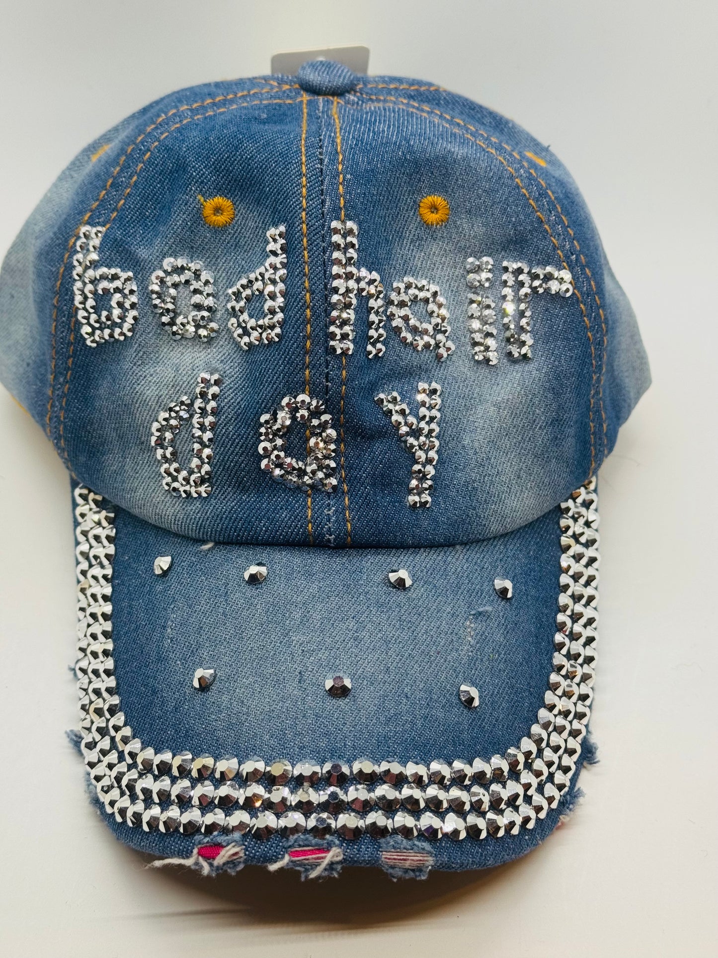 Bad Hair Day Distressed Trucker Hat