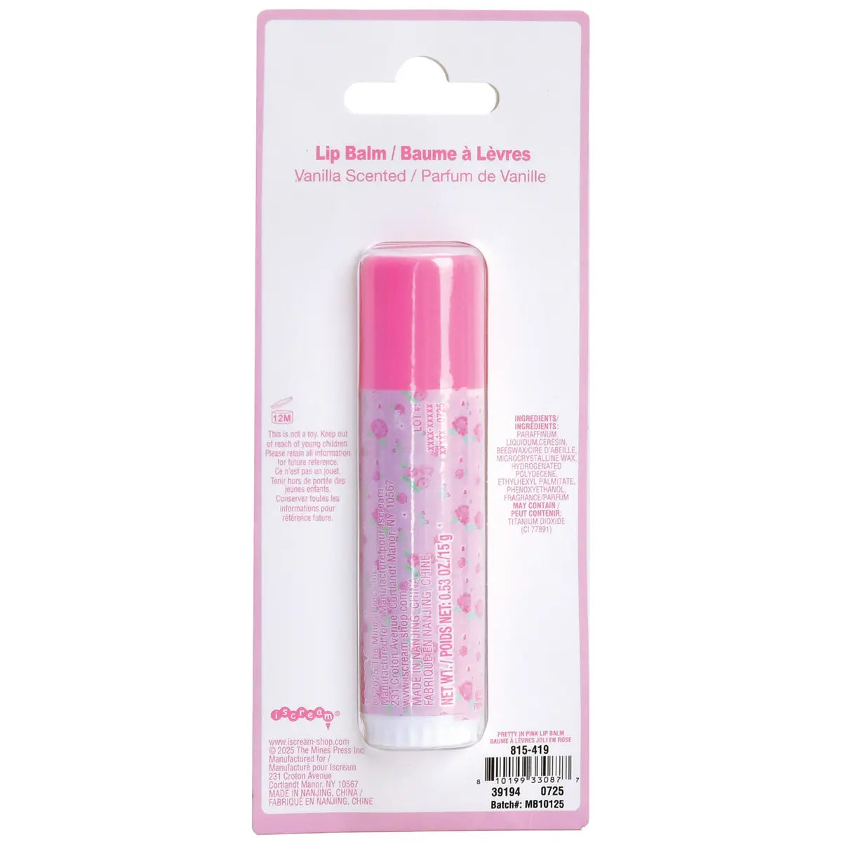 Pretty in Pink Lip Balm