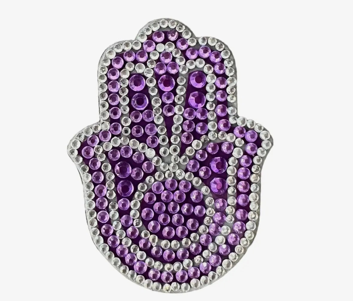 StickerBeans Purple Hamsa