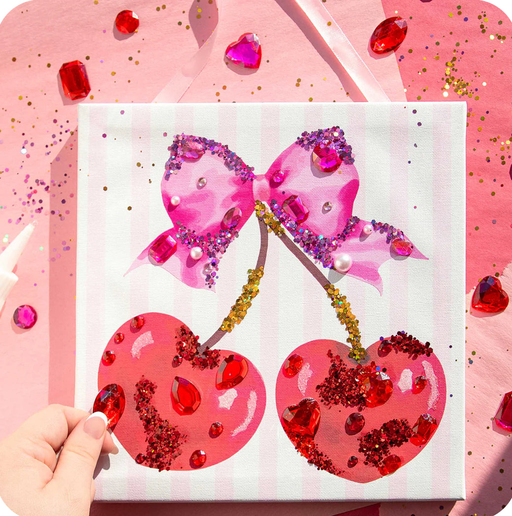 Sweet Cherry Canvas Art Kit