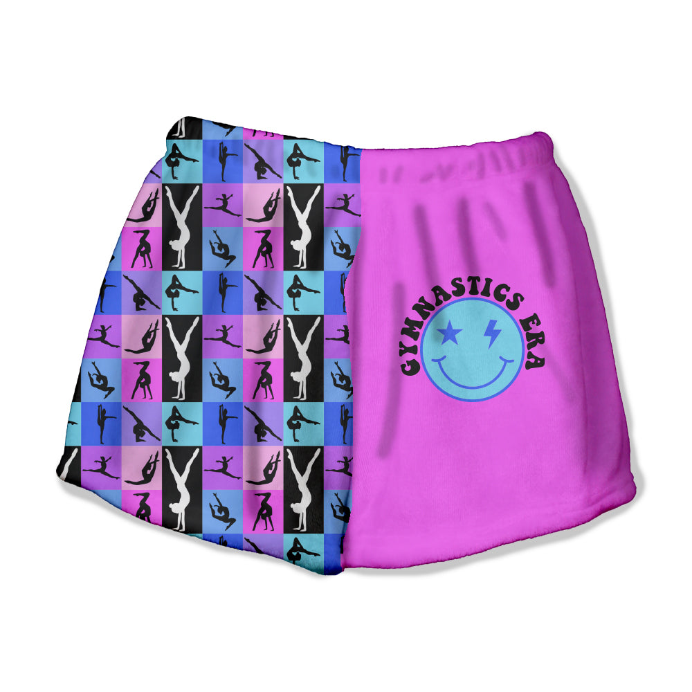 In my gymnastics era fuzzy shorts