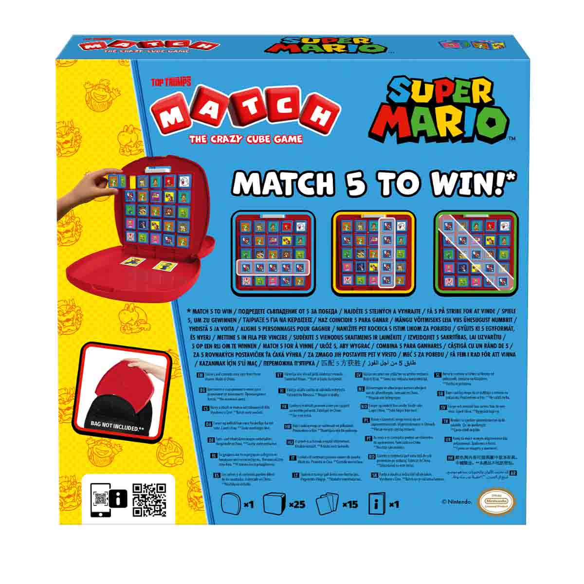 Super Mario Top Trumps Match - The Crazy Cube Game