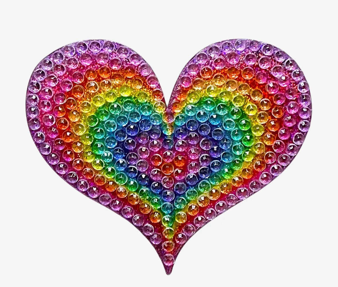 StickerBeans Pastel Groovy Heart