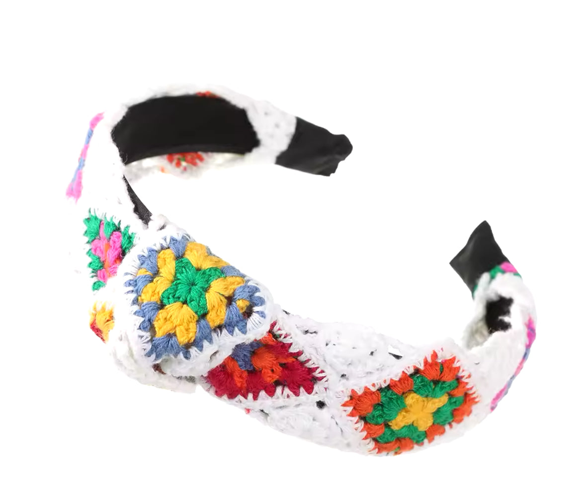 White boho headband