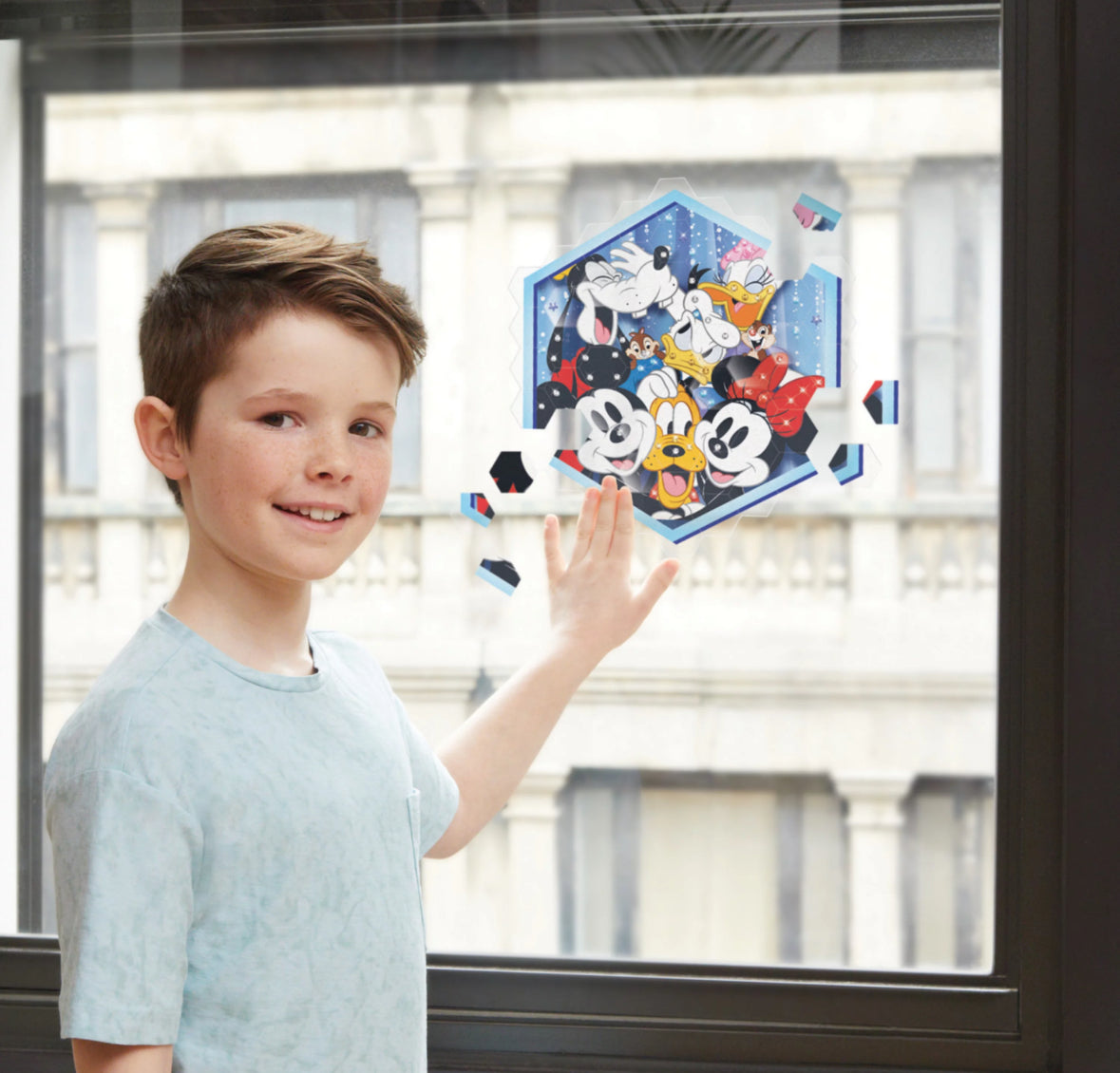 Mickey and Friends Window Art Mosaic