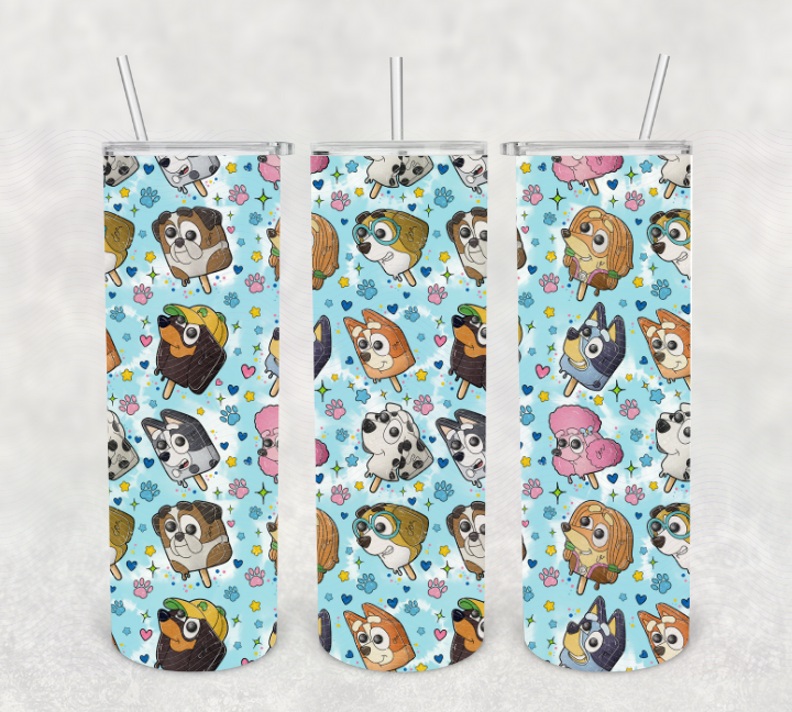 Bluey Friends Popsicle Tumbler
