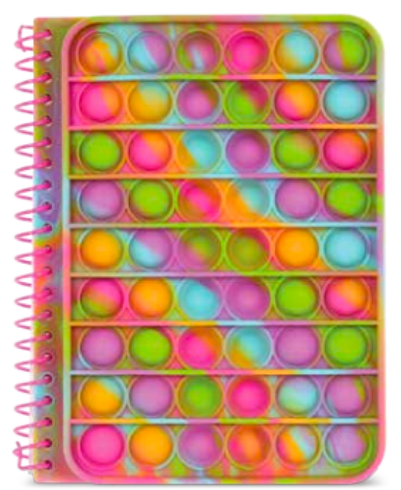 Rainbow Tie Dye Popper Journal