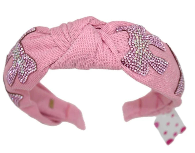 Bari Lynn Crystallized Bow Knot Headband