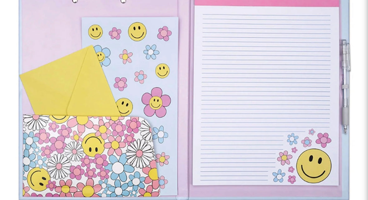 Happy Smiles Clipboard Stationary Set
