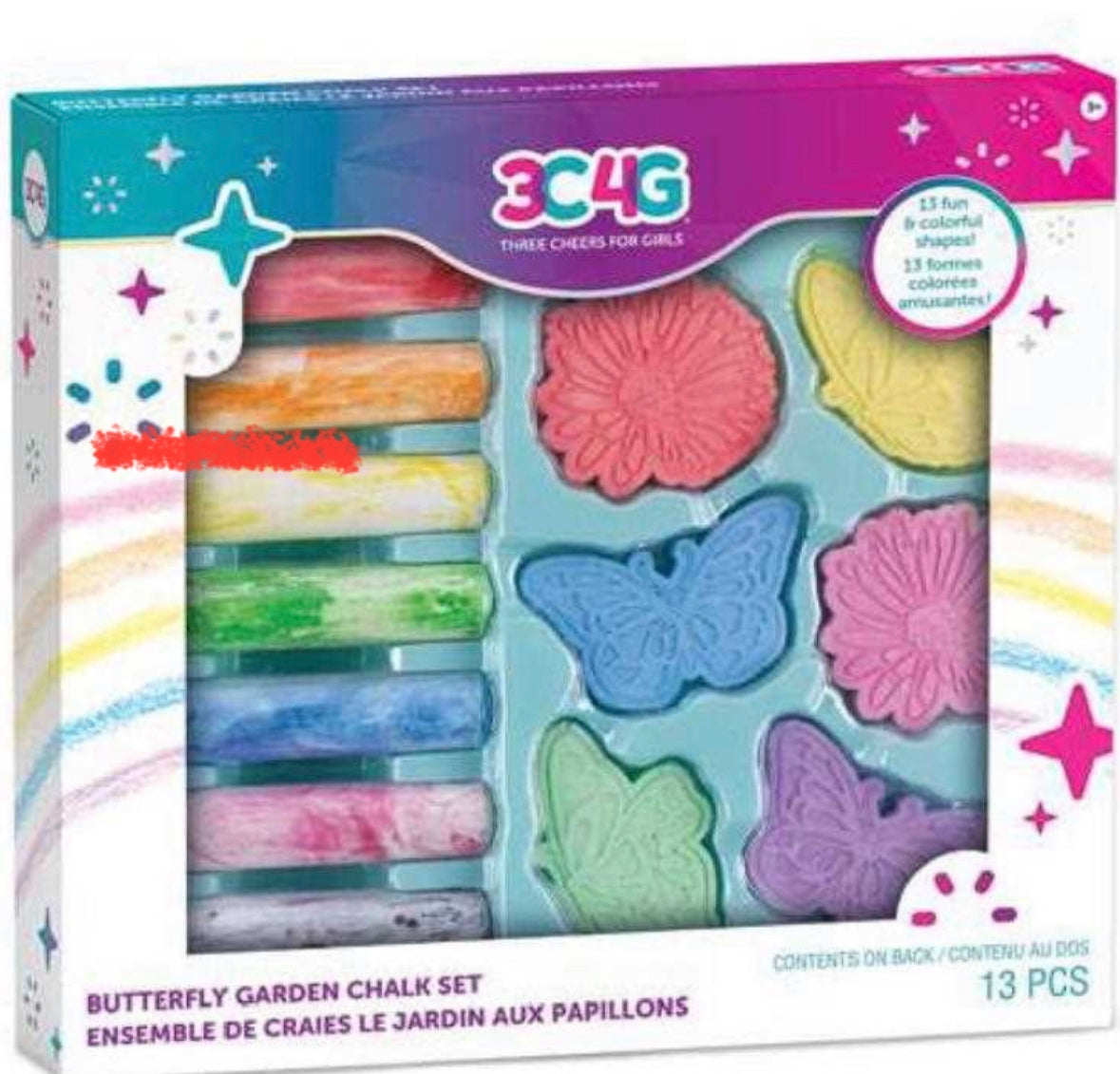 Butterfly Garden Chalk Set