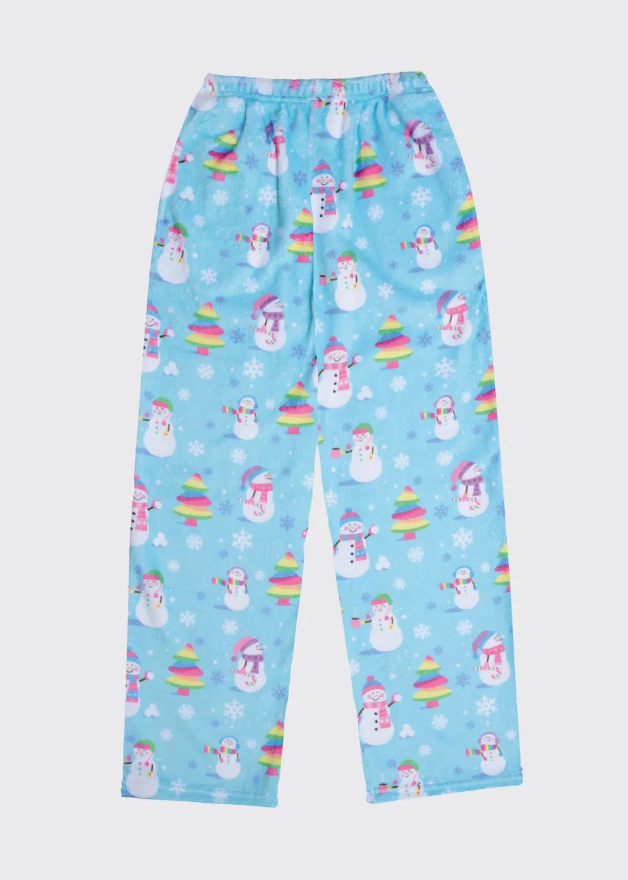 Silly Snowmen Plush Pants