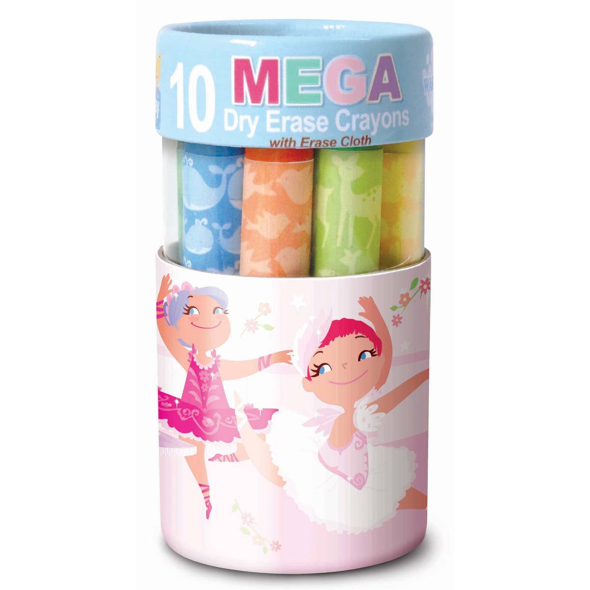 Pretty Ballerina Dry Erase Mega Crayons