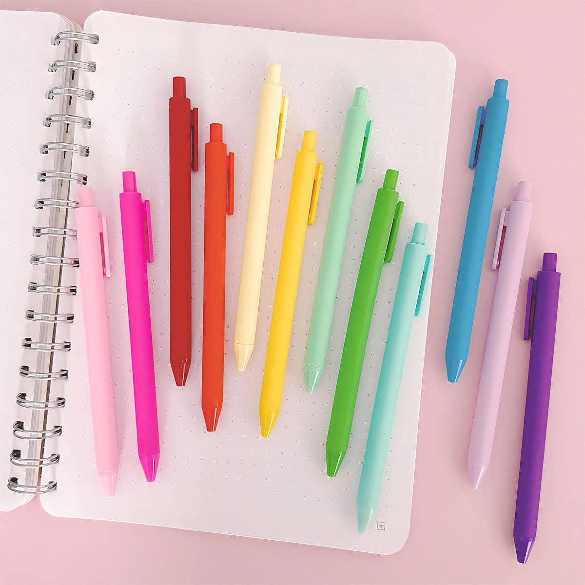 Colorful Retractable Ballpoint Pens