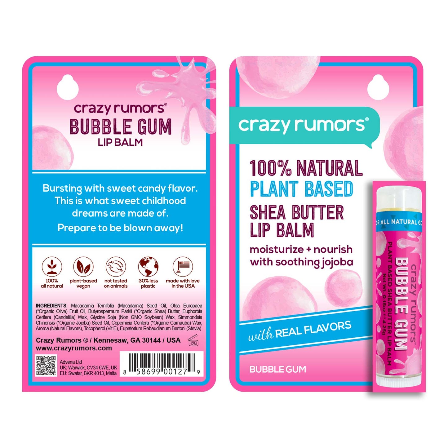 Bubble Gum Lip Balm