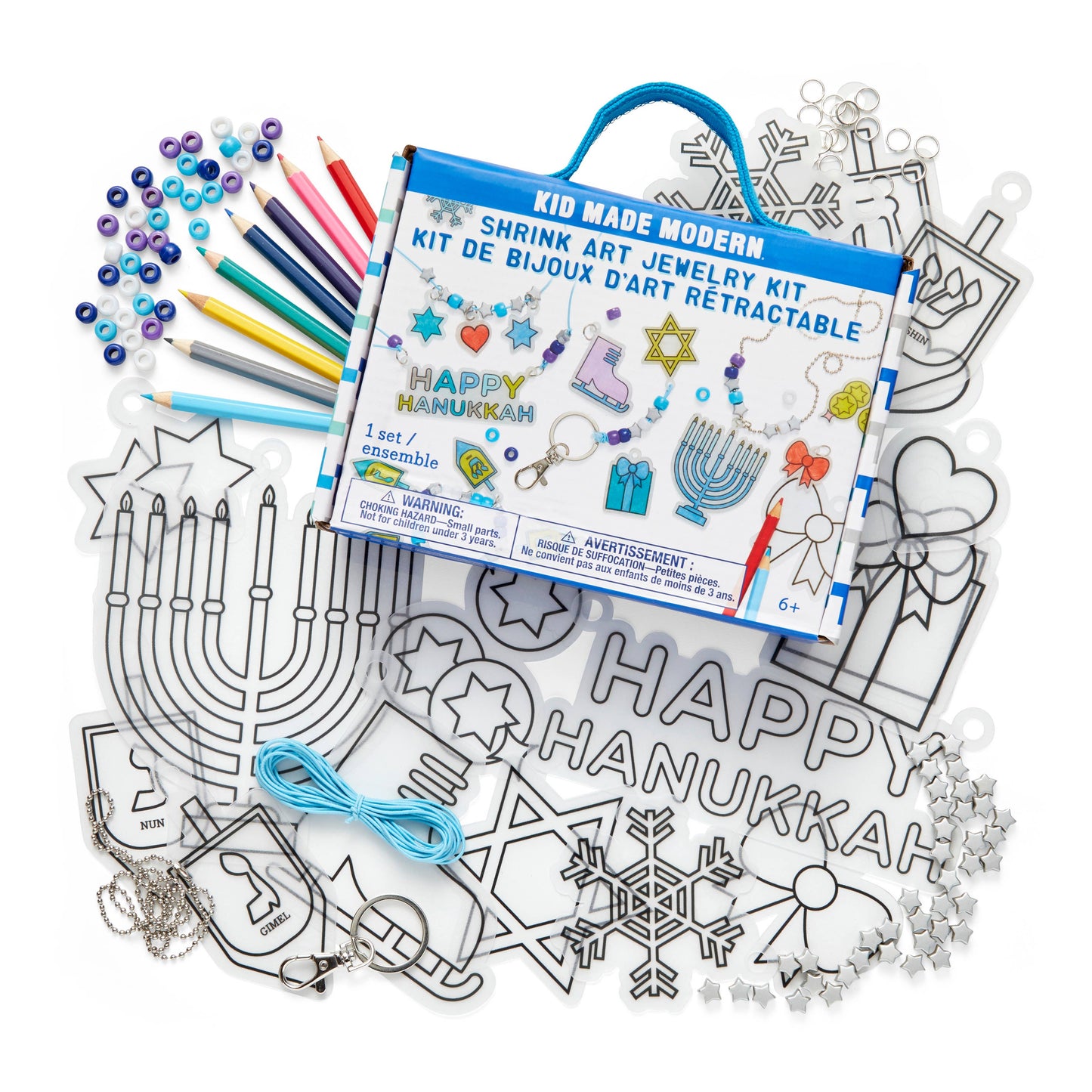 Hanukkah Shrink Art Jewelry Kit