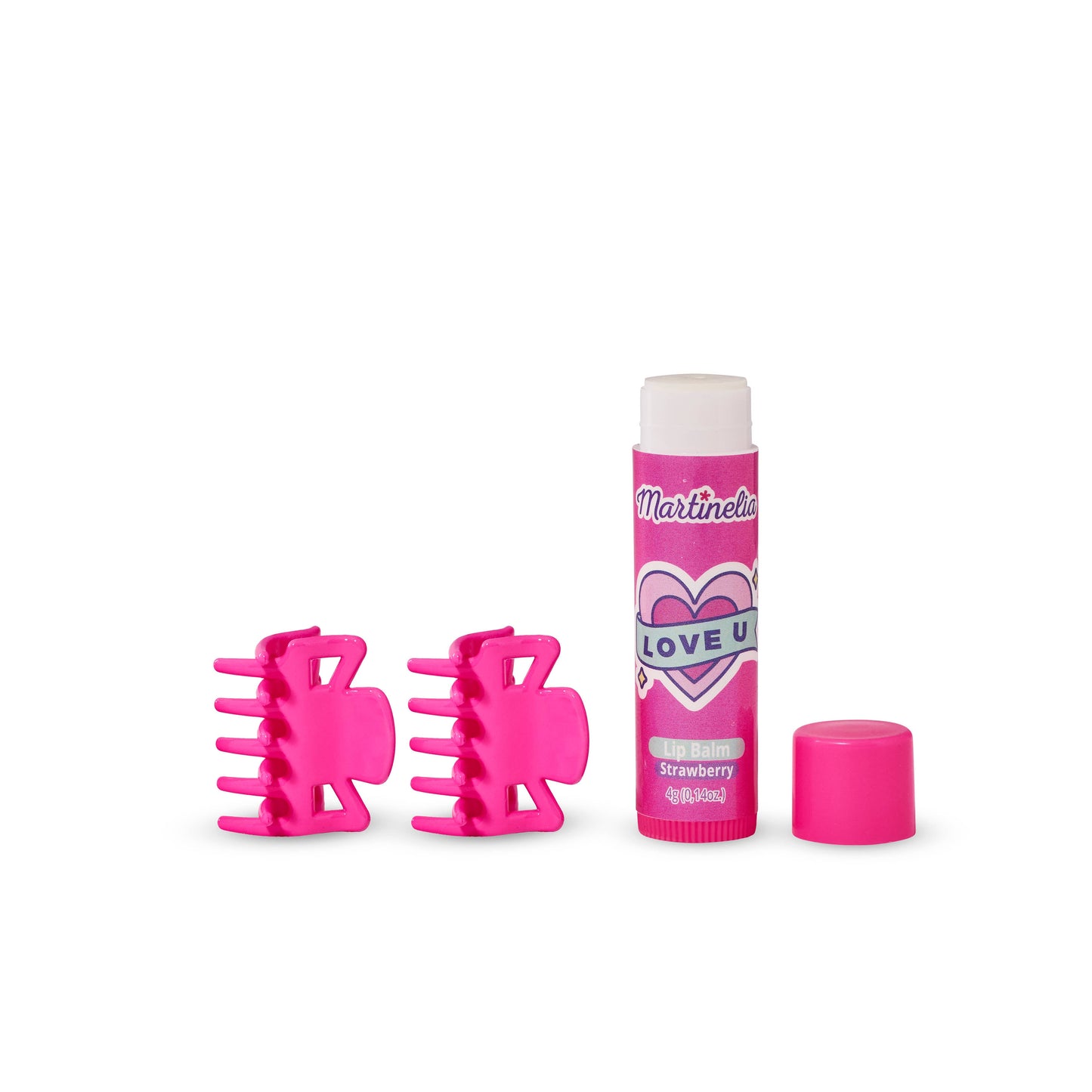 Crush Hair Clips & Lip Balm set