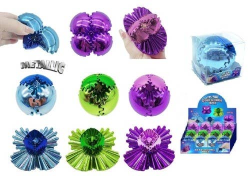 Mesmerizing Metallic Gear Ball Fidget Toy