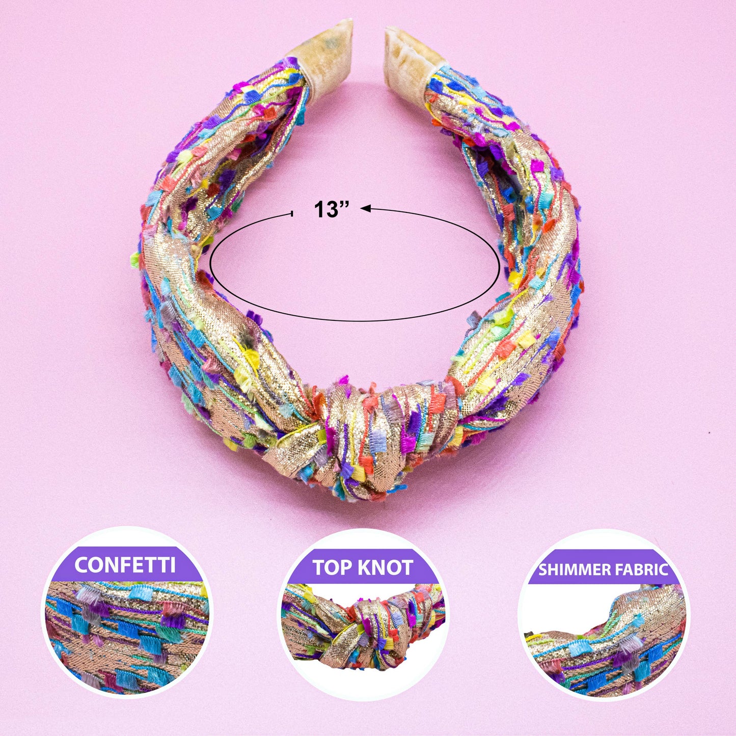 Kids Gold Knot Headband