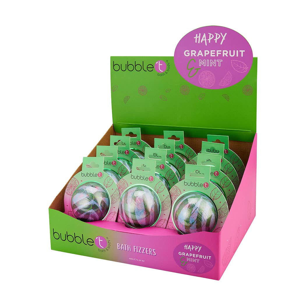 Happy Bath Fizzer - Grapefruit & Mint