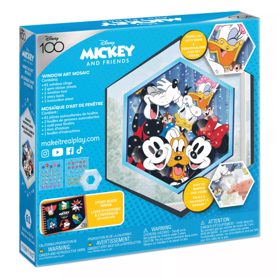 Mickey and Friends Window Art Mosaic