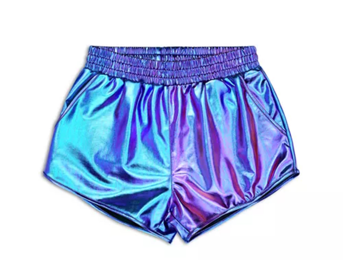 Metallic Shiny Shorts
