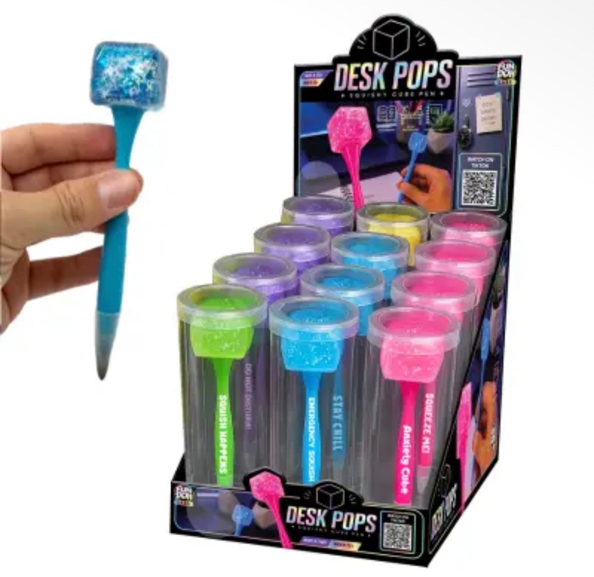 Squishy Cube Fidget Pens