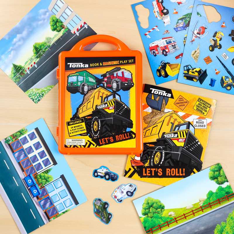 Tonka: Magnetic Play Set: Let's Roll!