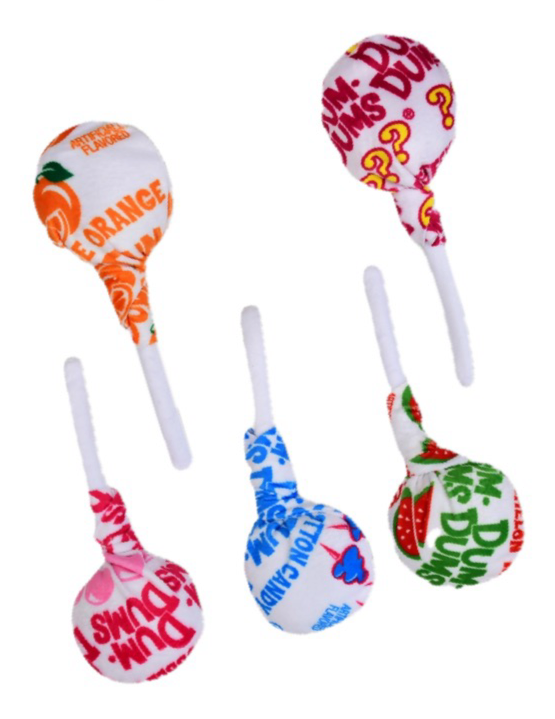 Dum Dums Lollipop Plush Packaging