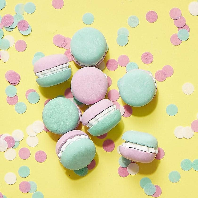 Confetea Candy Macaron Bath Bomb Fizzers Gift Set