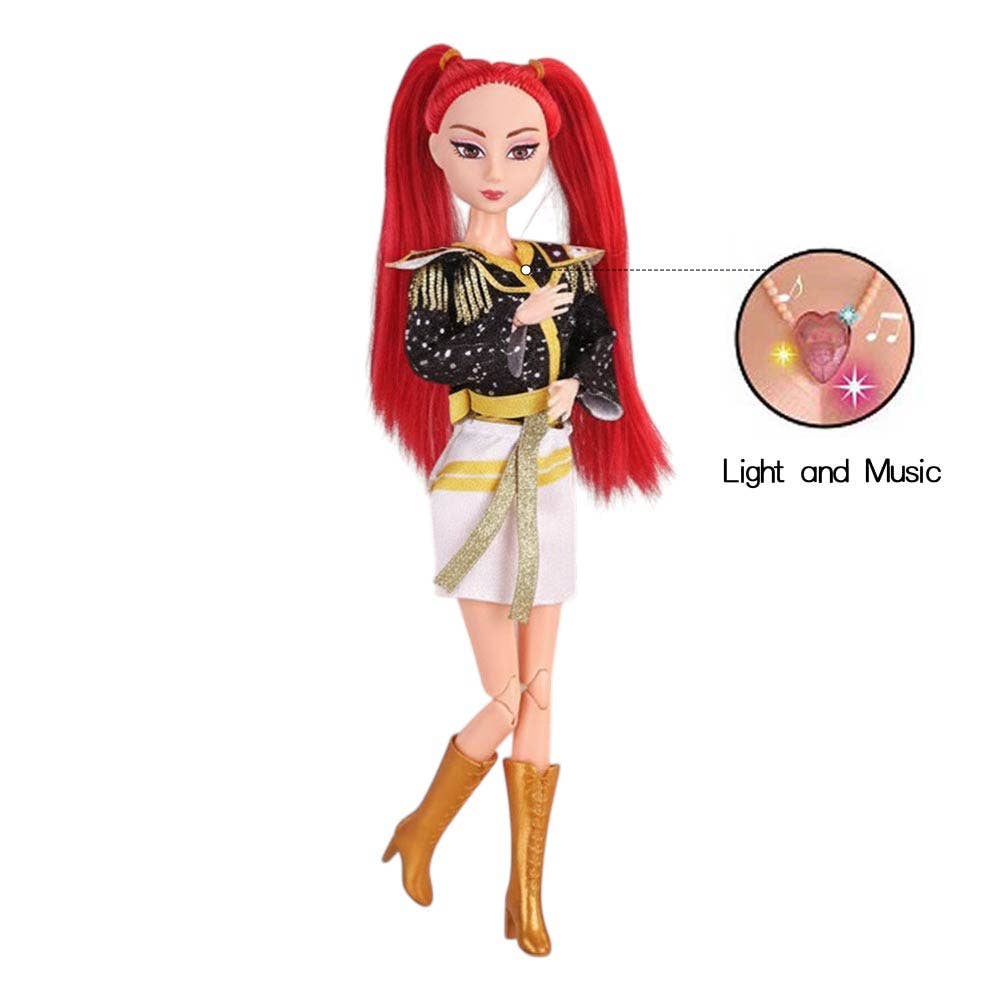 Light Up Kpop Demon Hunters Character Doll with Guitar