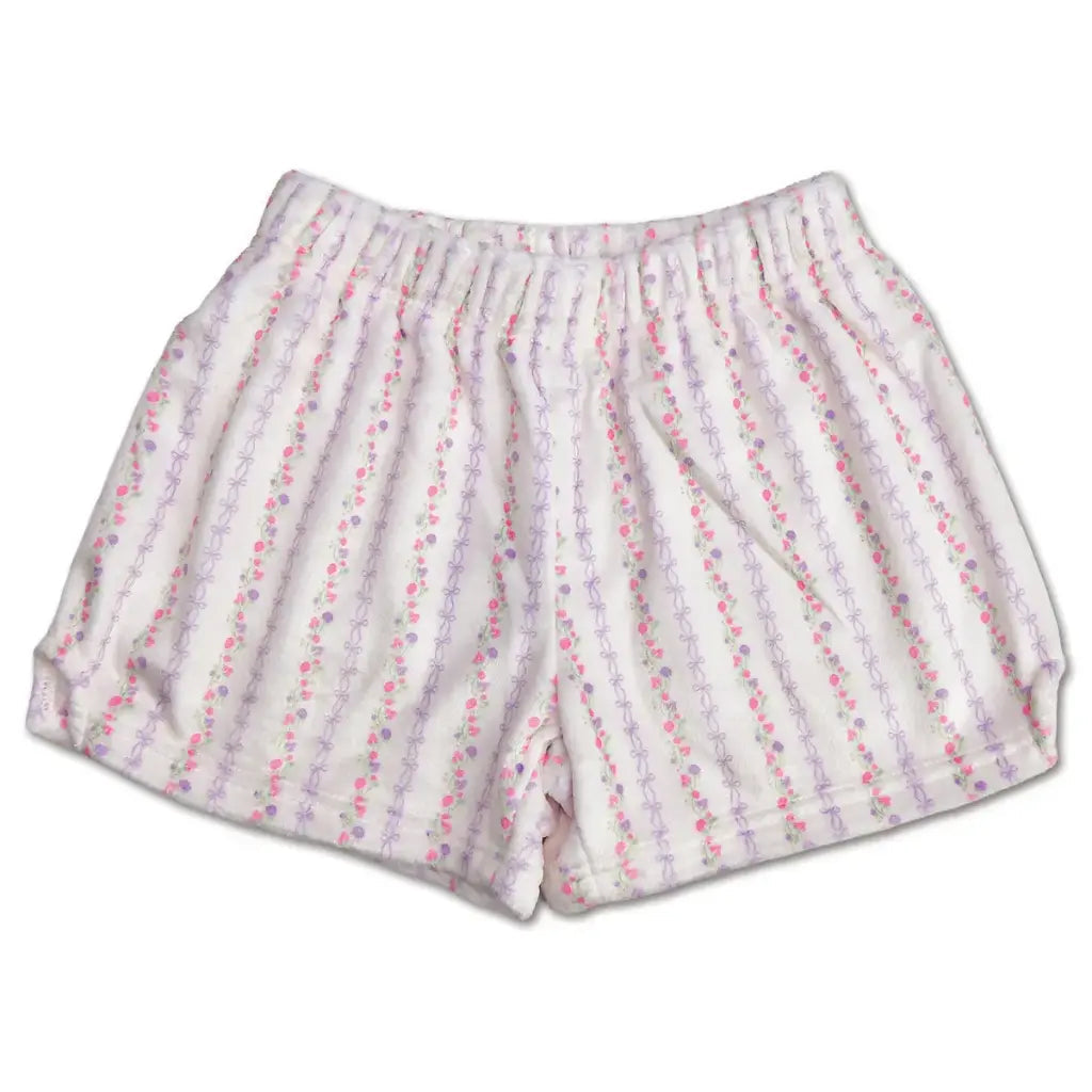 Sweet Heart Vine Plush Shorts
