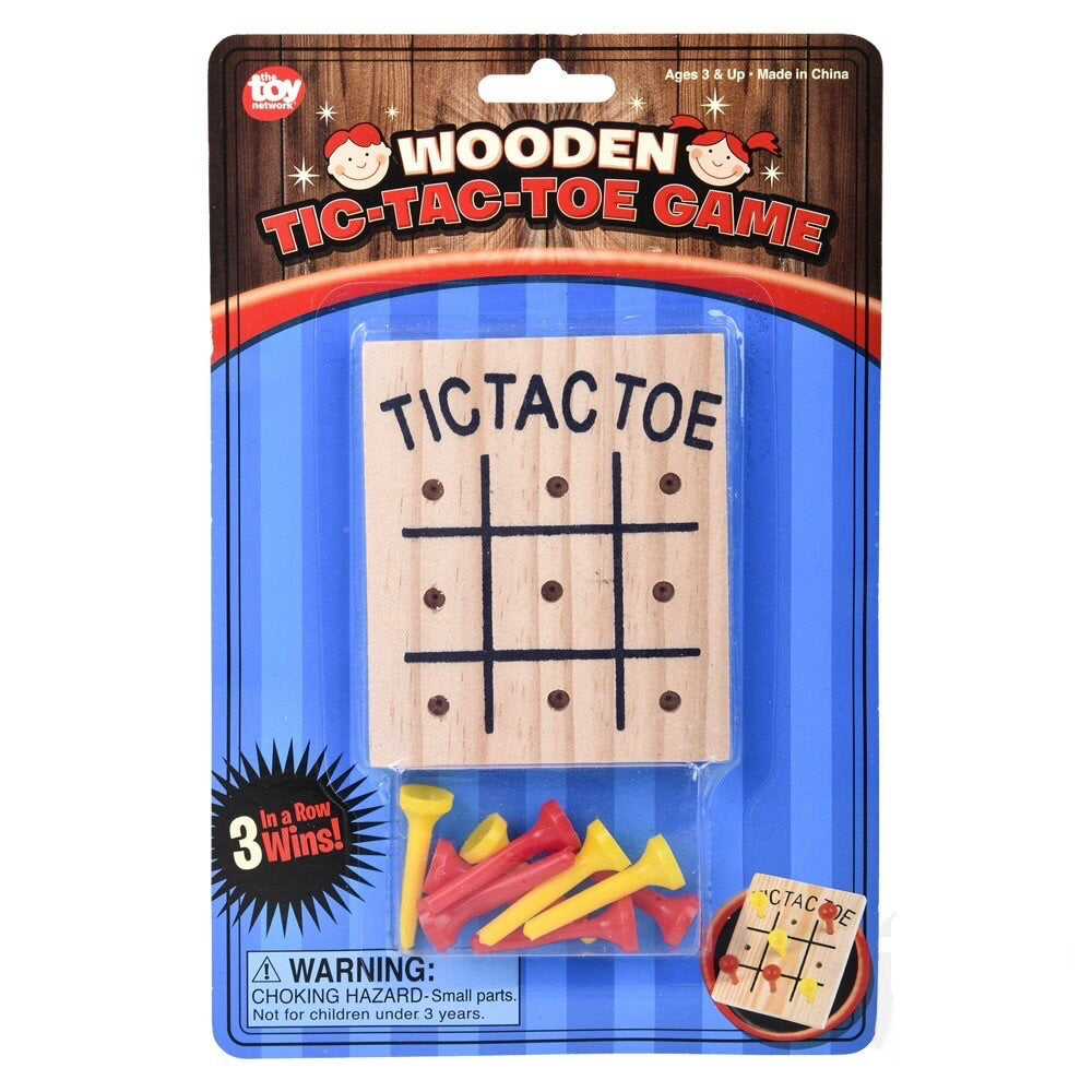 Wooden Tic-Tac-Toe Game