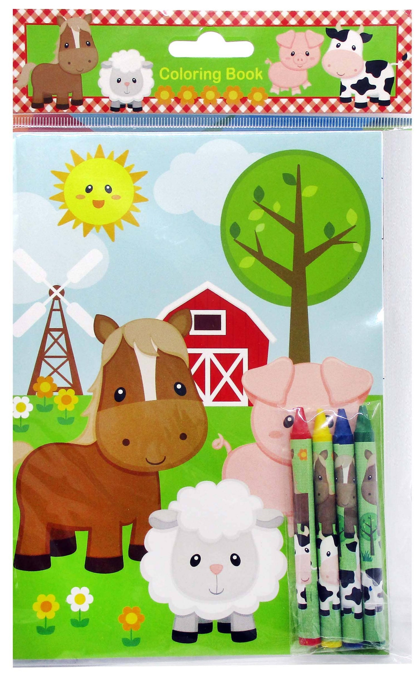 Farm Animals Coloring Books