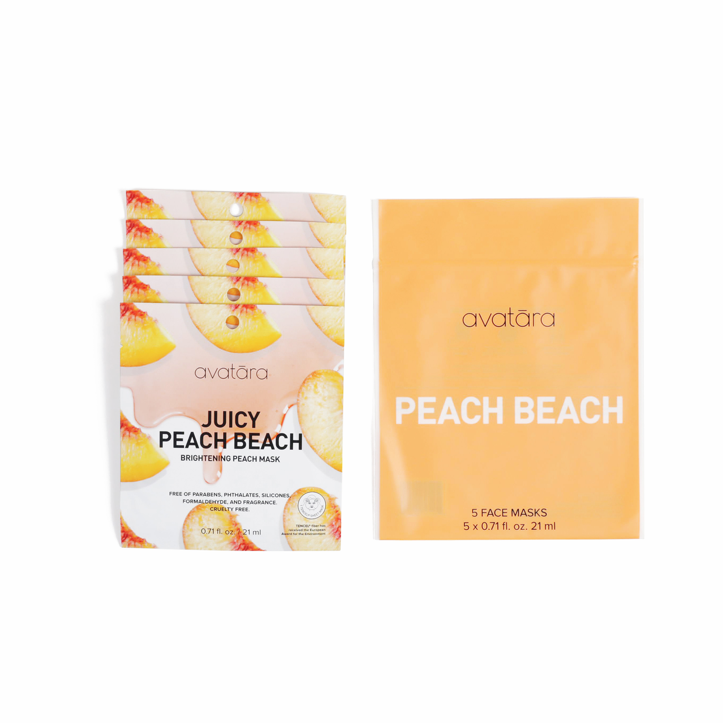 Juicy Peach Brightening Sheet Mask