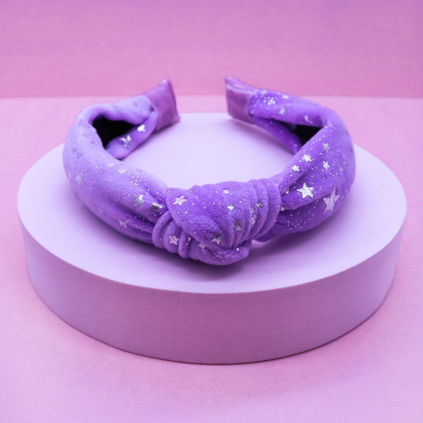 Purple Star Velvet Girls Headband