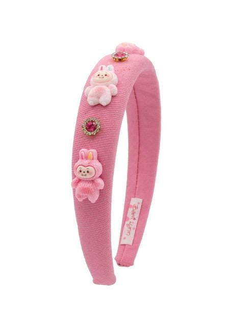Bari Lynn Pink Padded Labubu Headband