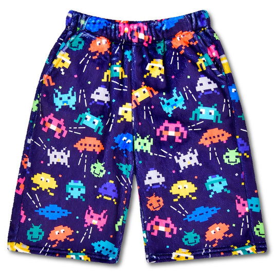Space Gamer Plush Board Shorts