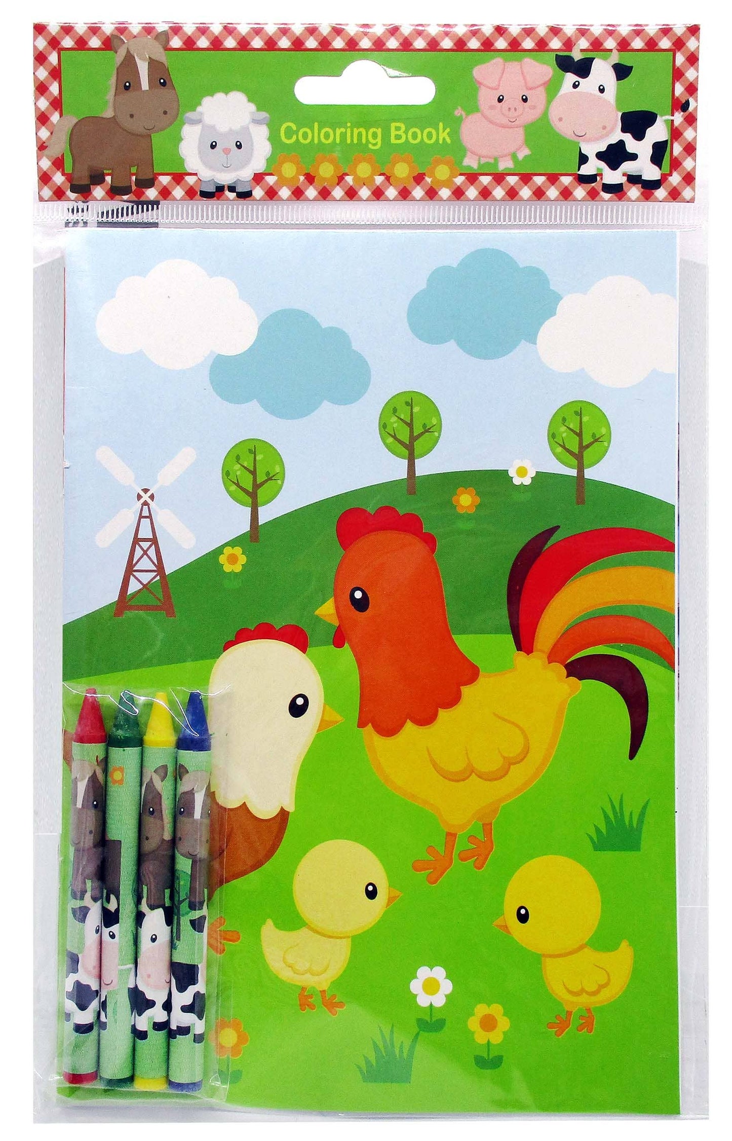 Farm Animals Coloring Books